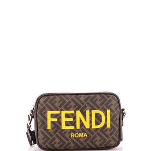 Fendi Logo Camera Case Bag Zucca Coated #201334F12B